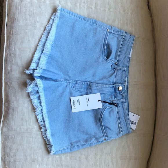 High Rise Jean Shorts size 28 - Picture 2 of 8
